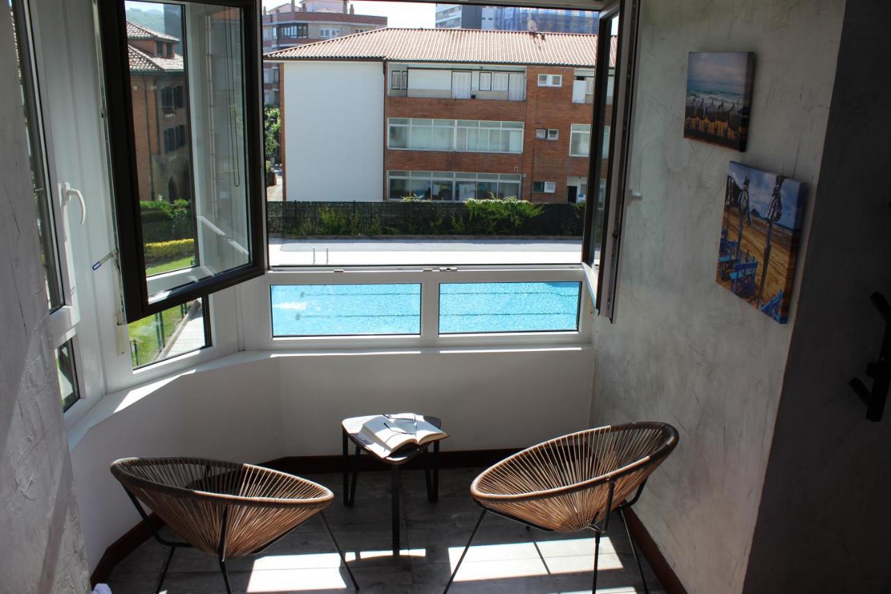 Apartamentos Zarautz Playa, Con Piscina Y Garaje מראה חיצוני תמונה