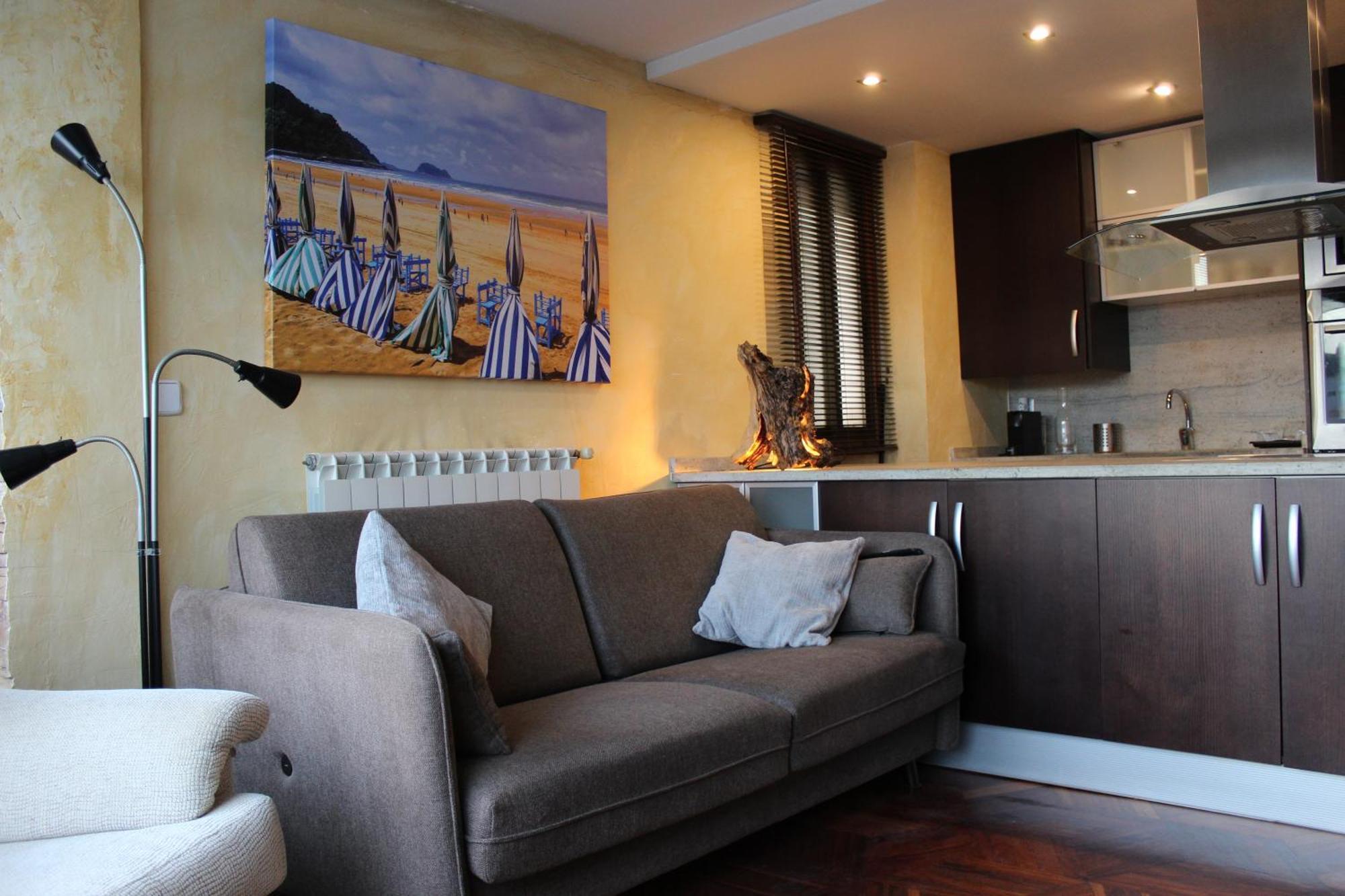 Apartamentos Zarautz Playa, Con Piscina Y Garaje מראה חיצוני תמונה